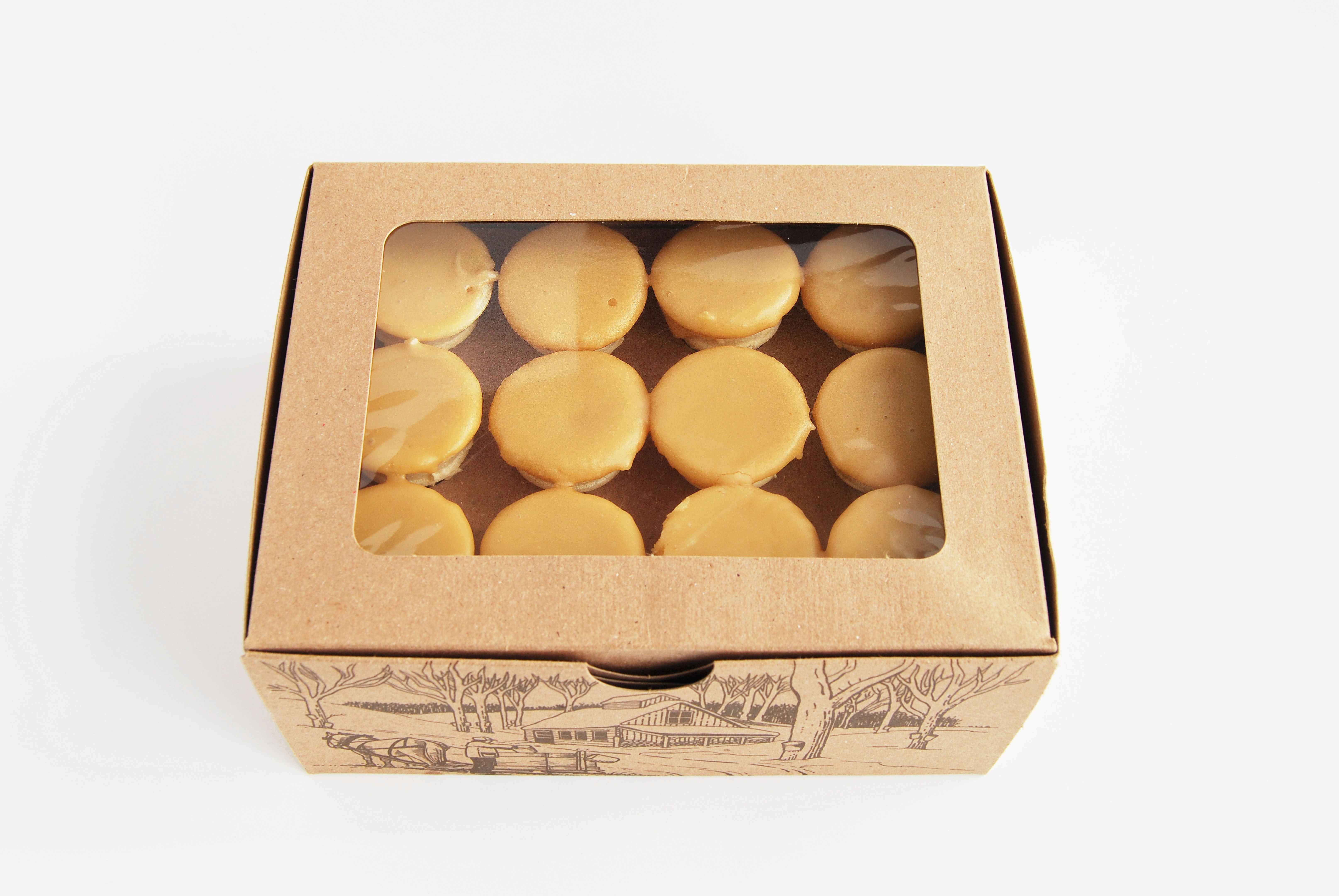 Cornets de tire et de beurre d’érable